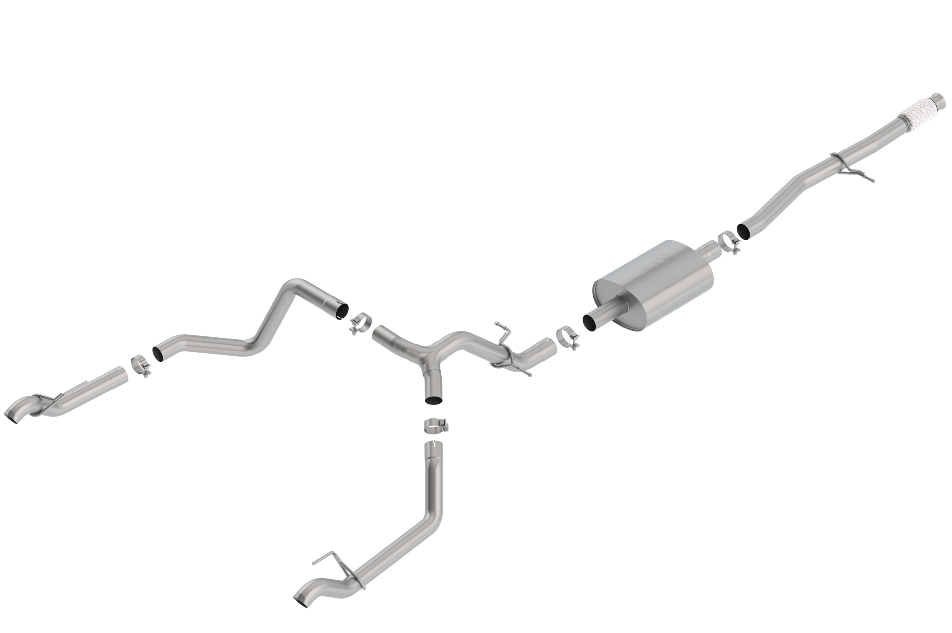 Silverado/ Sierra 1500 2019-2022 Cat-Back Exhaust System S-Type Montgomery Parts