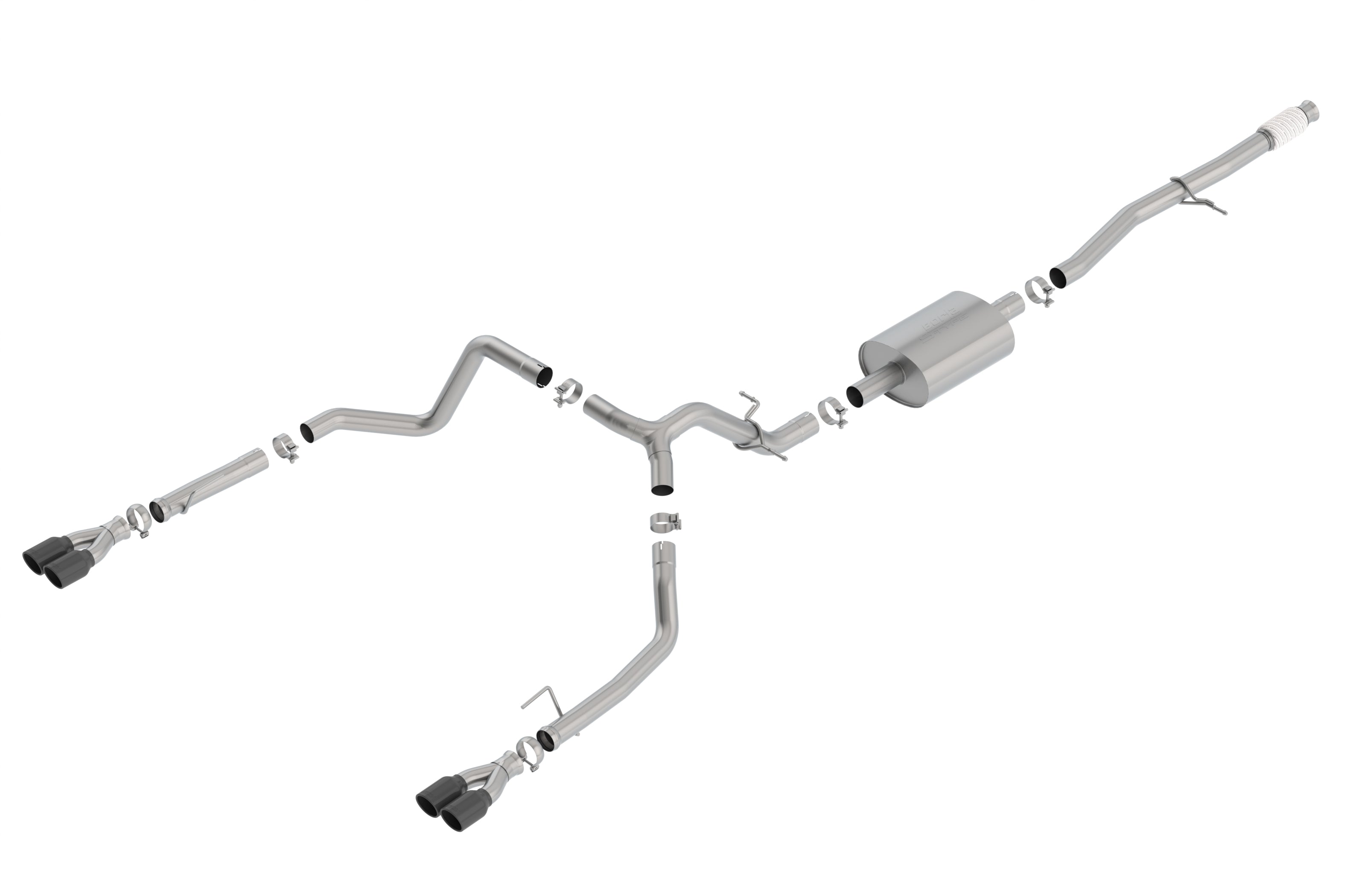 Silverado/ Sierra 1500 2019-2024 Cat-Back Exhaust System S-Type Montgomery Parts