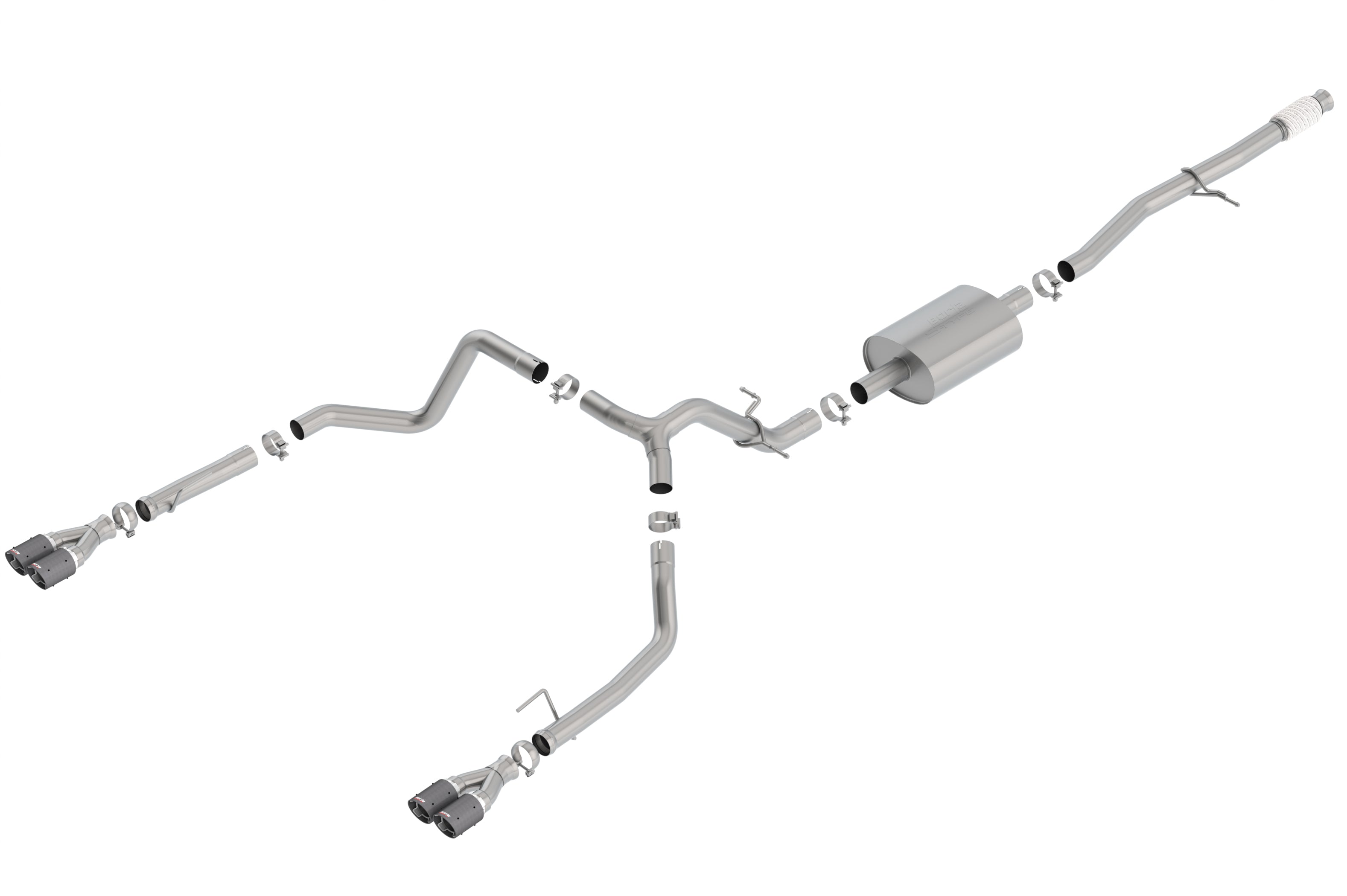 Silverado/ Sierra 1500 2019-2024 Cat-Back Exhaust System S-Type Montgomery Parts
