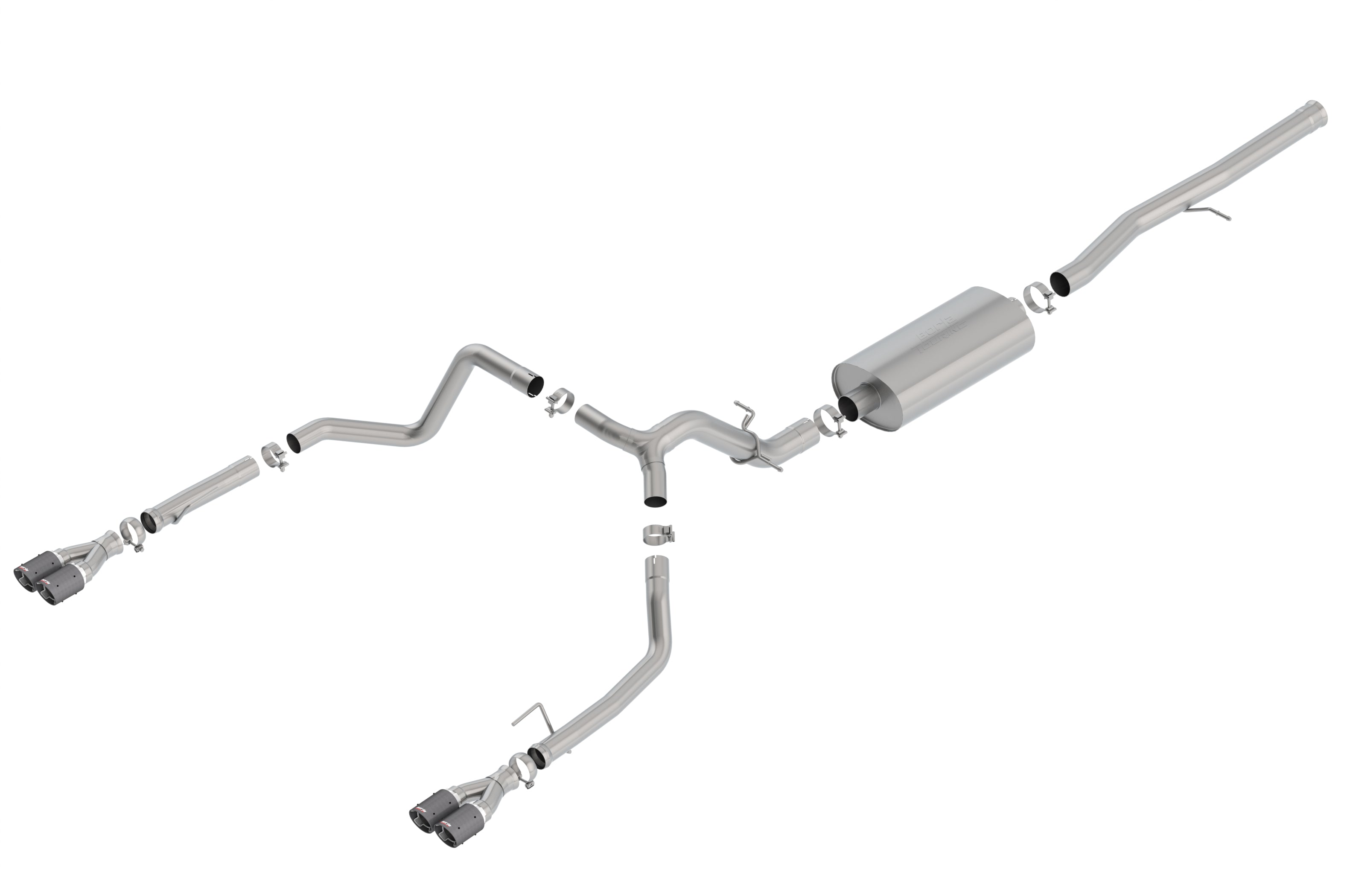 2019-2023 Chevrolet Silverado 1500/ GMC Sierra 1500 6.2L Cat-Back Exhaust System Touring Montgomery Parts