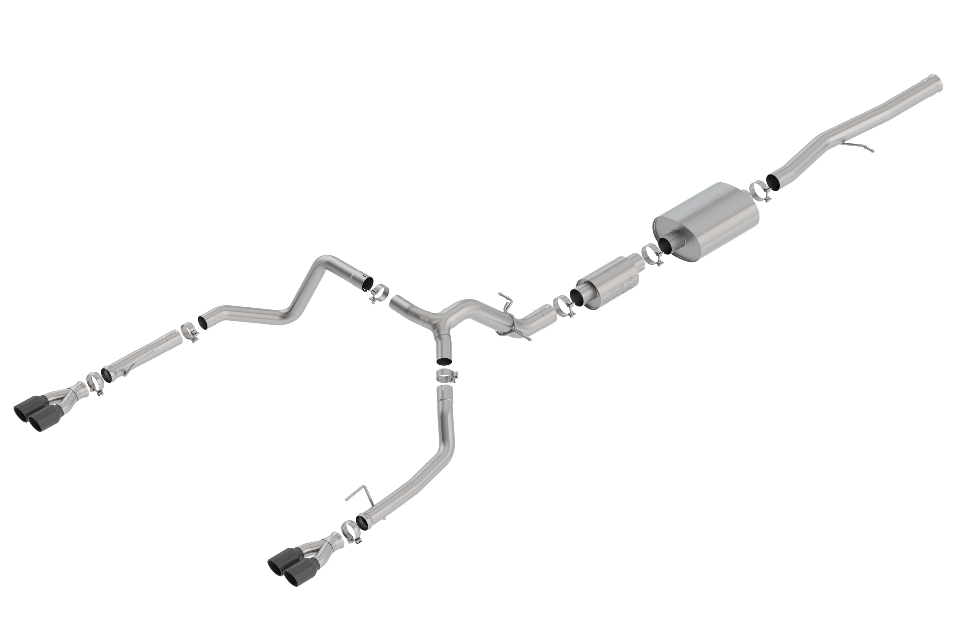 2019-2023 Chevrolet Silverado 1500/ GMC Sierra 1500 6.2L Cat-Back Exhaust System S-Type Montgomery Parts