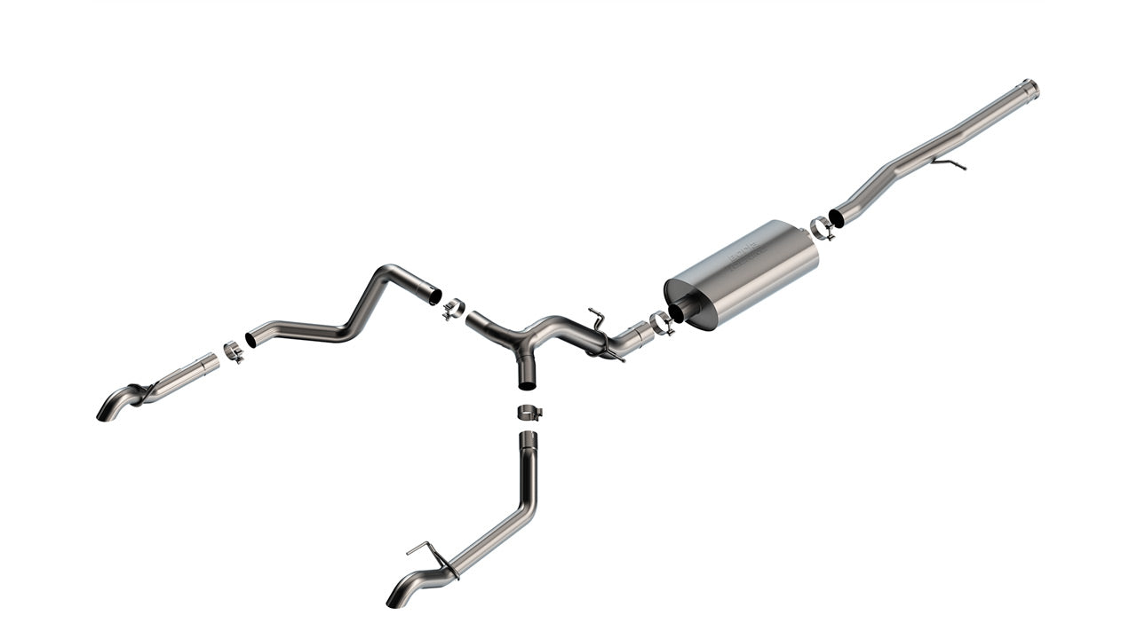 2022-2023 Chevrolet Silverado 1500 ZR2/ GMC Sierra 1500 AT4X Cat-Back Exhaust System S-Type Montgomery Parts