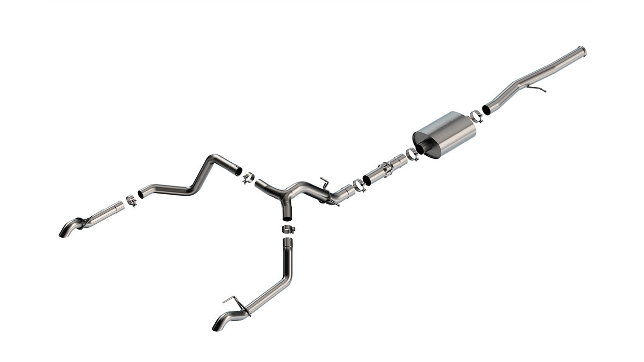2022-2023 Chevrolet Silverado 1500 ZR2/ GMC Sierra 1500 AT4X Cat-Back Exhaust System ATAK Montgomery Parts