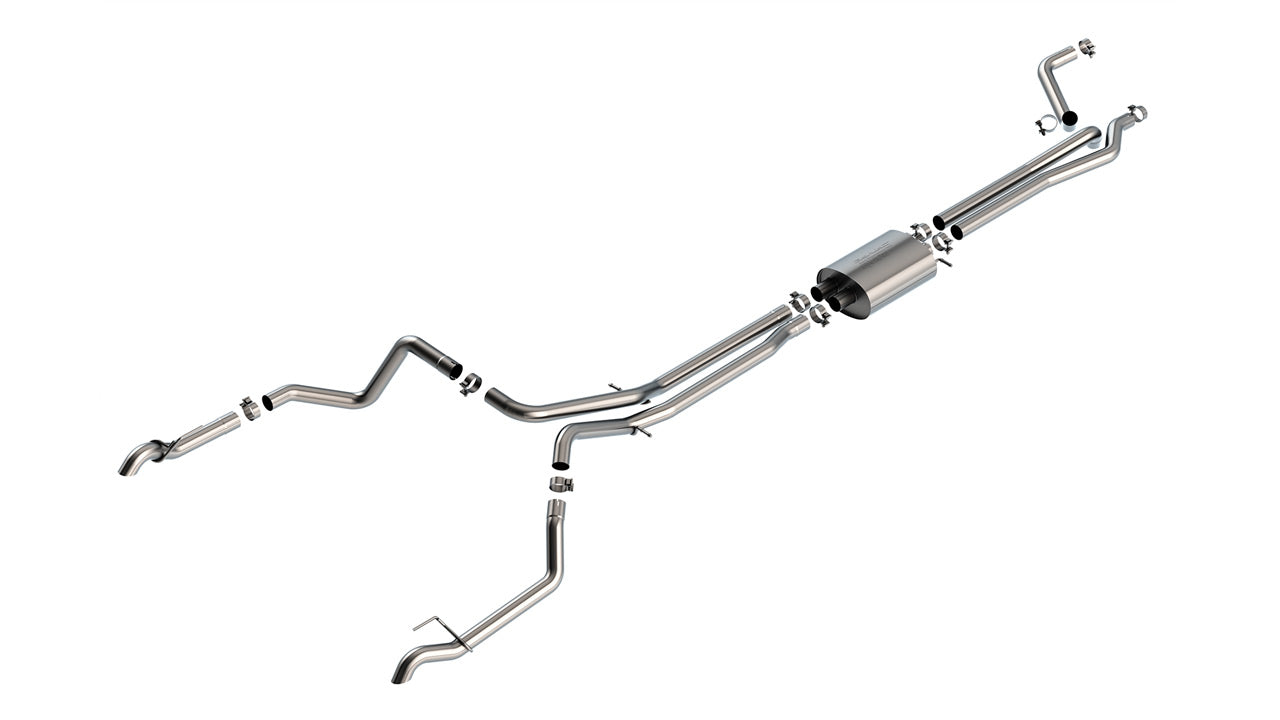 2022-2023 Chevrolet Silverado 1500 ZR2/ GMC Sierra 1500 AT4X Cat-Back Exhaust System S-Type Montgomery Parts