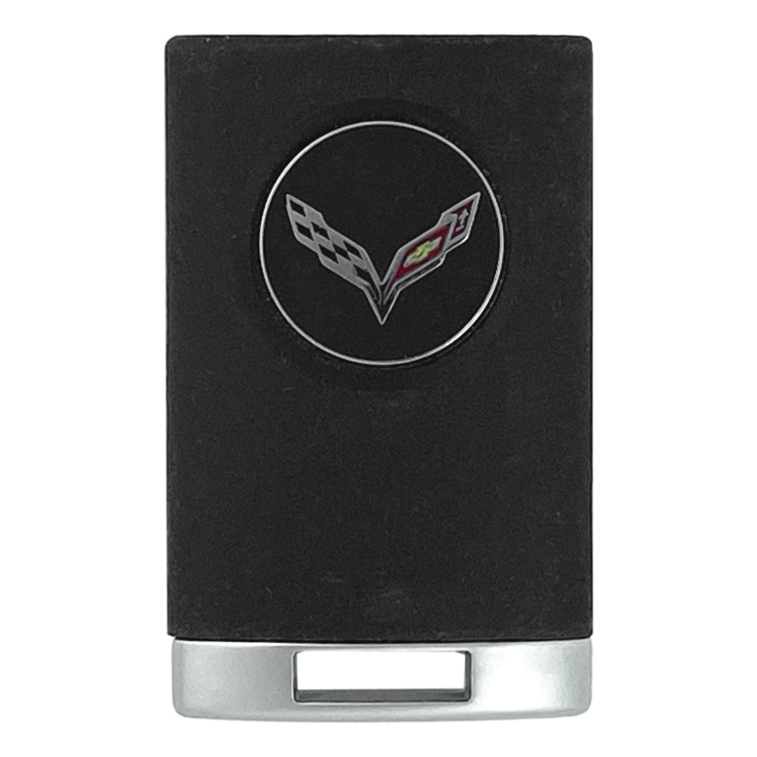 Best Key Supply Chevrolet Corvette 2016-2019 OEM 4 Button Smart Key 22779879 / 23465950, side view