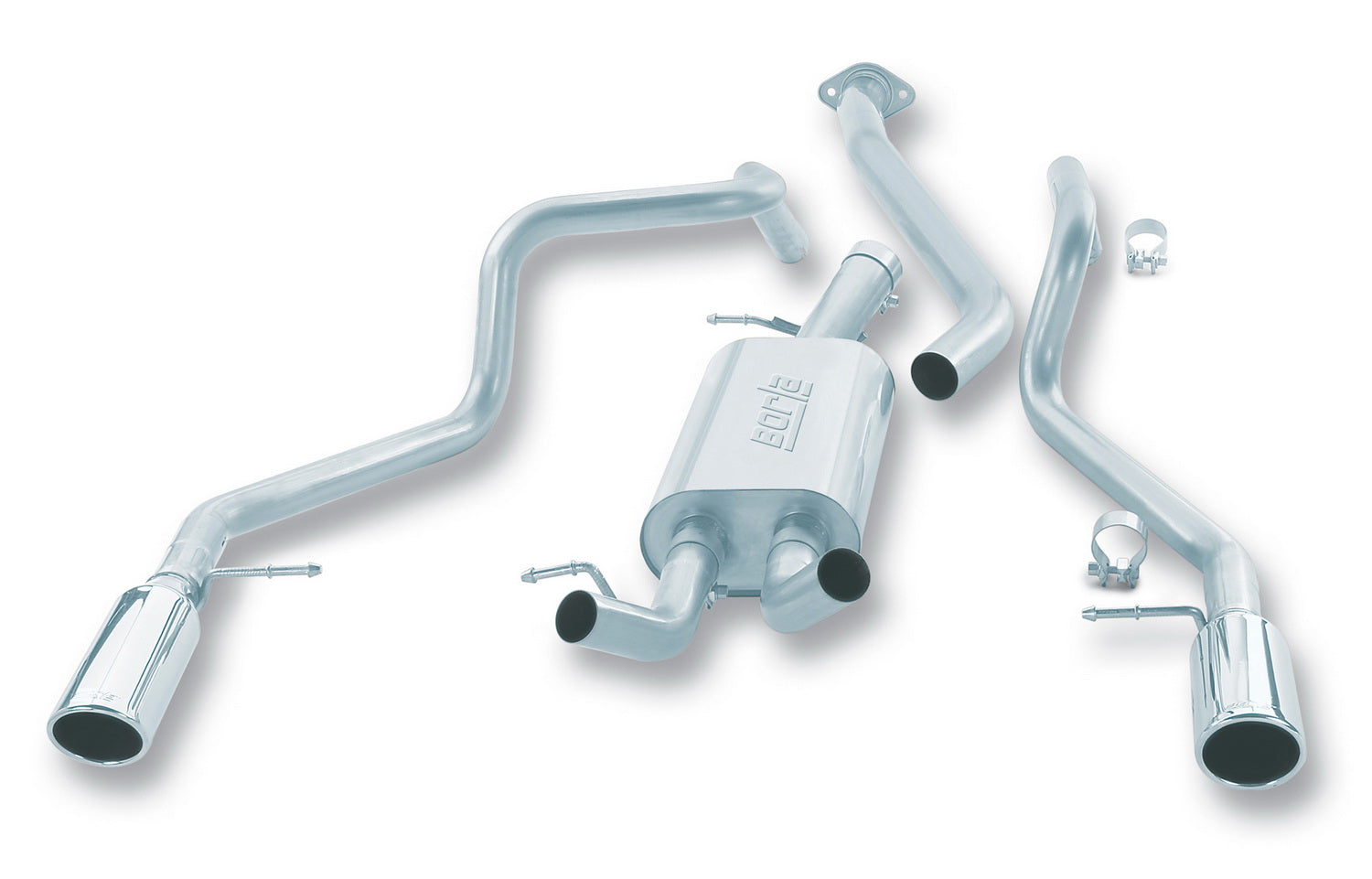 1999-2007 Chevrolet Silverado 1500/ GMC Sierra 1500 Cat-Back™ Exhaust System Touring Part # 14824 Montgomery Parts