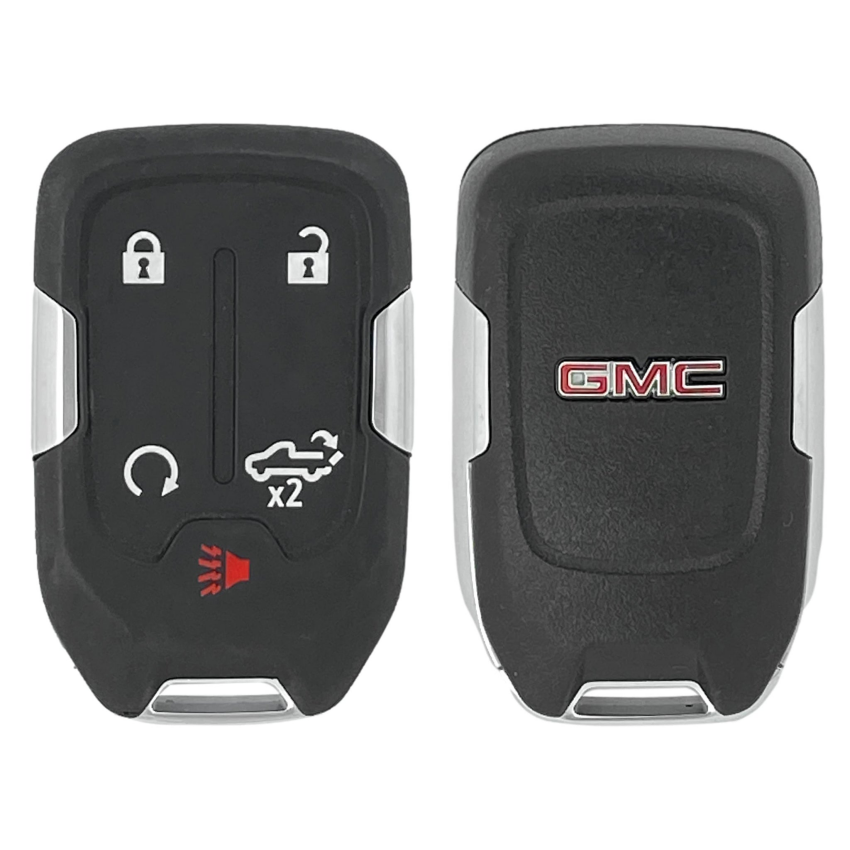 Best Key Supply GMC Sierra 2021-2023 OEM 5 Button Smart Key 13522904, 13547803, close-up detail
