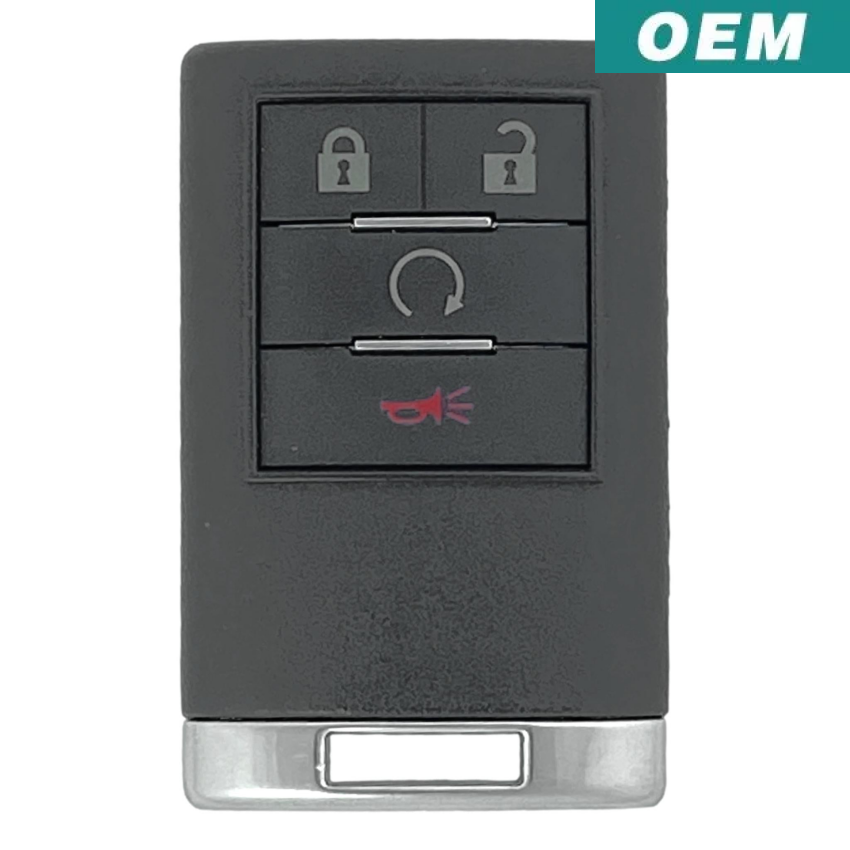 Best Key Supply Cadillac Escalade 2007-2014 OEM 4 Button Remote 22756466 / 5923887, keyless entry remote
