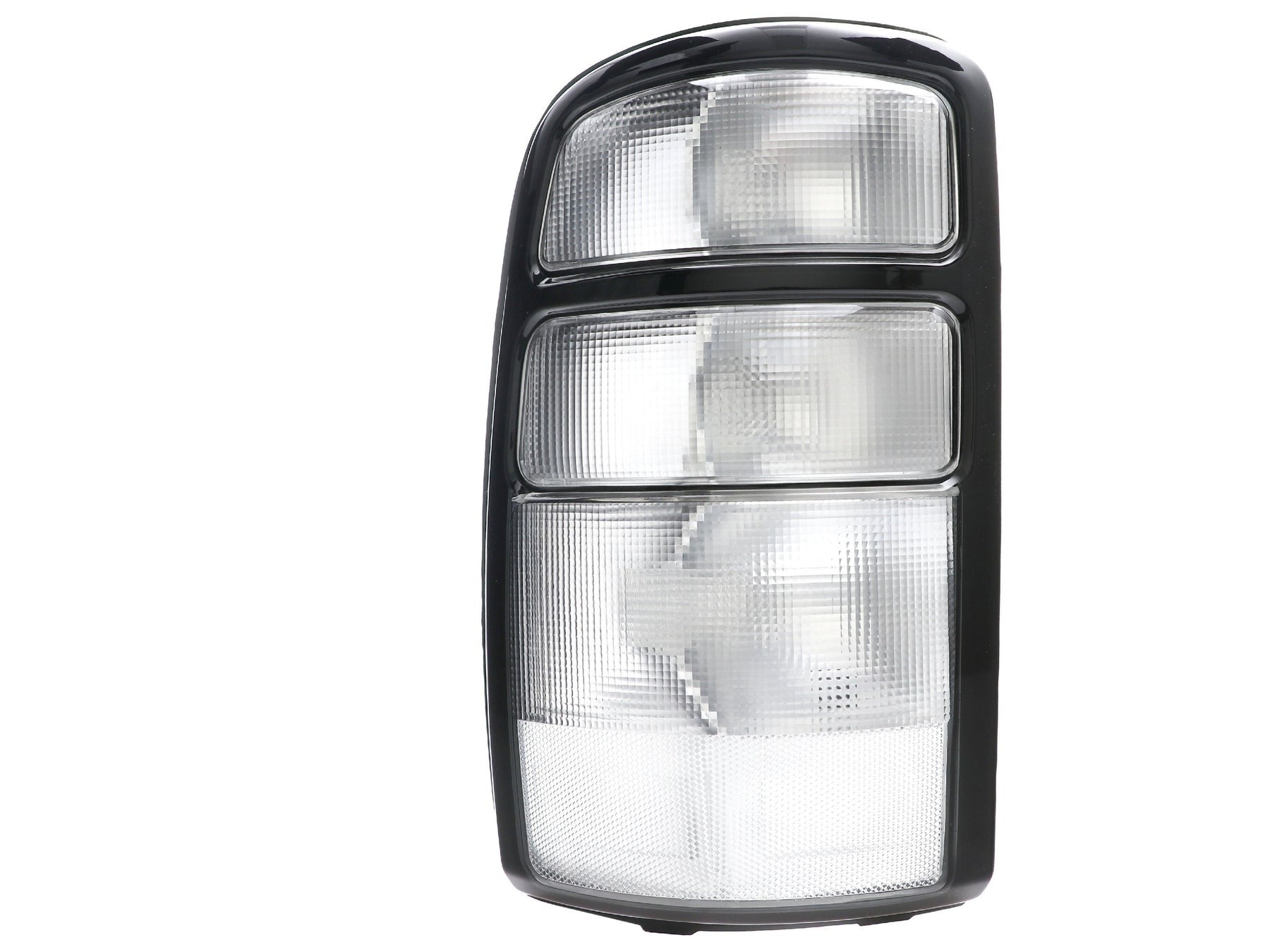 Clear Euro style tail lights for 2000-2006 GMC Yukon XL Denali, Chevrolet Suburban, Tahoe by NTXGlow, designed for enhanced visibility.