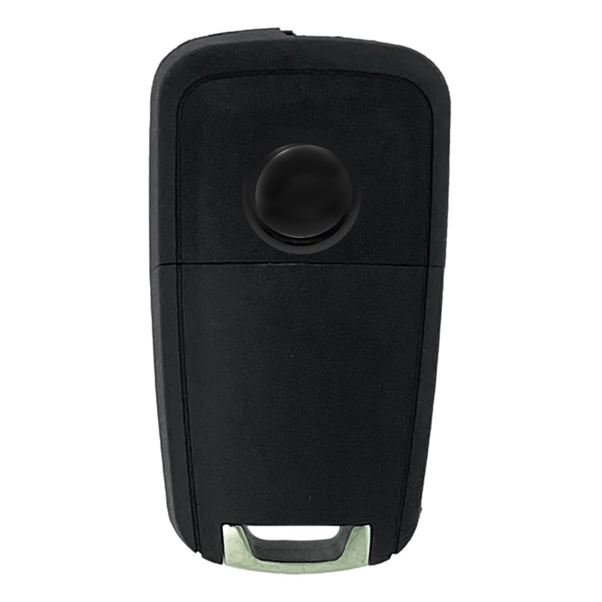Best Key Supply Buick 2010-2017 OEM 5 Button Flip Key PEPS Remote 13585206 / 13504202 / 13531359, side view