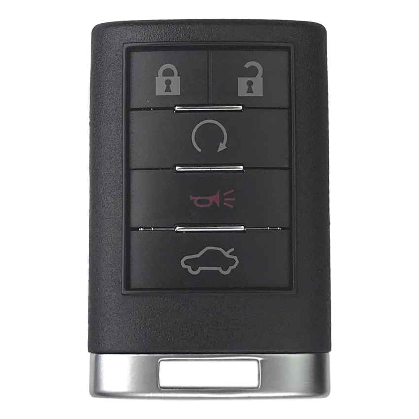 Best Key Supply Cadillac CTS 2008-2013 5 Button Remote for 5923883 / 5923884 / 20998282, smart key
