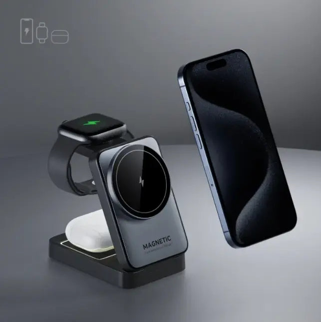 Magnetic 3-in-1 Fast Charging Stand Gm Service Guy