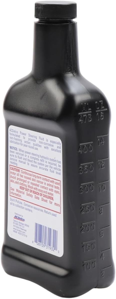 ACDelco GM Original Equipment 10-5074 (19329450) Power Steering Fluid - 16 oz