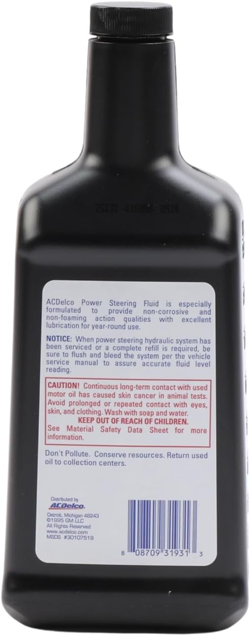 ACDelco GM Original Equipment 10-5073 (19329448) Power Steering Fluid - 32 oz