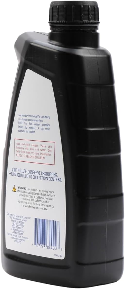 ACDelco GM Original Equipment 10-4034 (88862624) Dexron LS 75W-90 Gear Oil - 32 oz