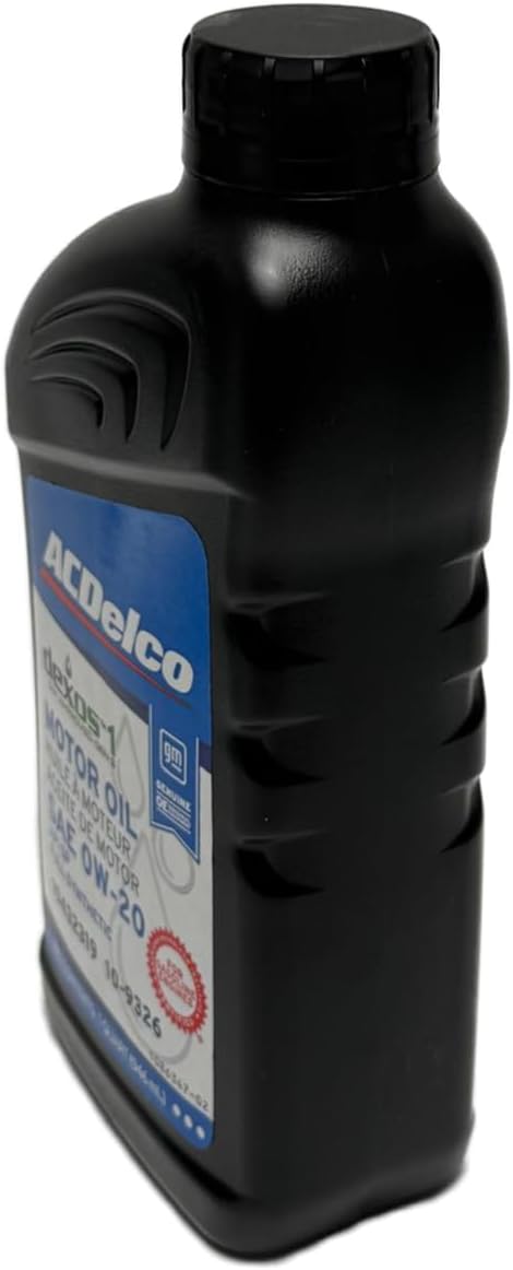 ACDelco GM Original Equipment 10-9326 (19432319) dexos™1 GEN 3 Full Synthetic 0W-20 Motor Oil - 1 qt (Case of 12)