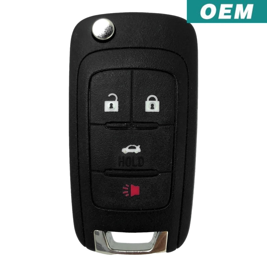 Best Key Supply Buick Encore 2010-2023 OEM 4 Button Flip Key 13504205 / 13500227 / 13576144, alternate view