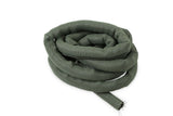 1-inch Nomex split loom hose for EFI wiring, flame retardant, 10 ft length, used in automotive wiring protection.