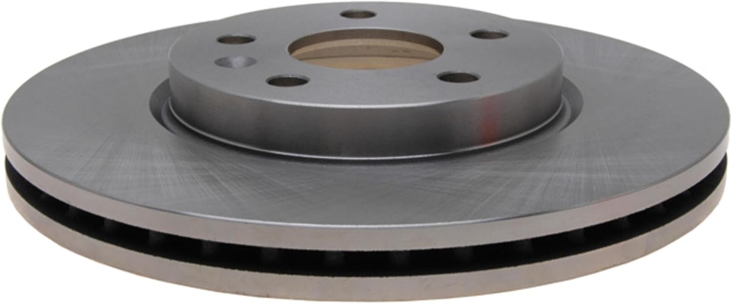 ACDelco Silver Front Brake Rotor 18A2822A | GM 88878113 Brake Rotors for Select Chevrolet Bolt EUV, Bolt EV, Sonic, Chevy Cruze, Volt, and more