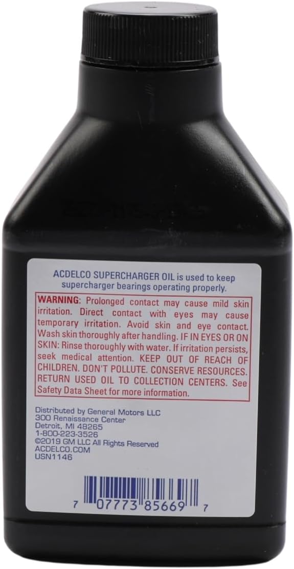 ACDelco GM Original Equipment 10-4041 Synthetic Supercharger Oil - 4 oz