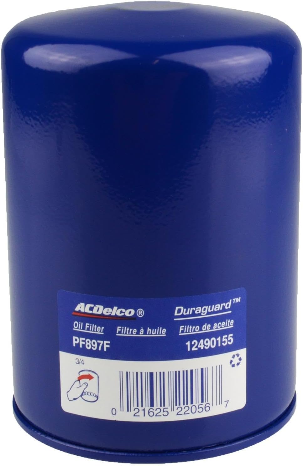 ACDelco GM Original Equipment PF897F (12490155) Durapack Engine Oil Filter (Pack of 12)