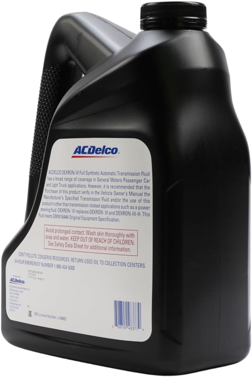 ACDelco GM Original Equipment 10-9395 Dexron VI Automatic Transmission Fluid - 1 gal