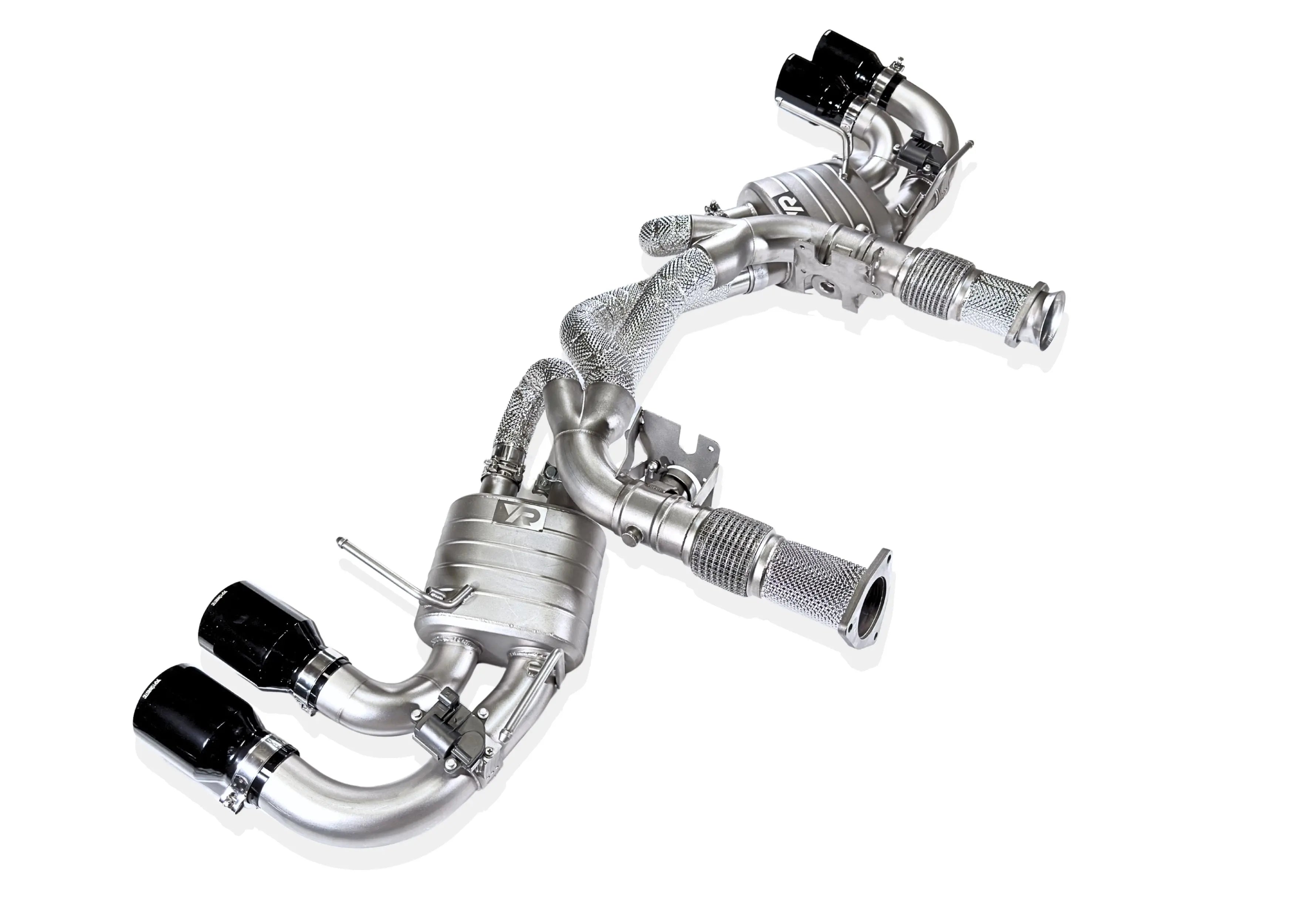 Corvette C8 Stingray (AFM/NPP) Z-pipe Exhaust System VANTA Edition - Yonristic Performance, catback exhaust, reverse view