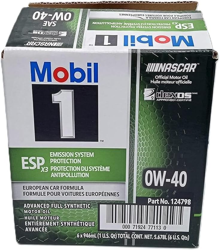 Mobil 1 ESP X3 0W-40 Motor Oil (6 Quarts)