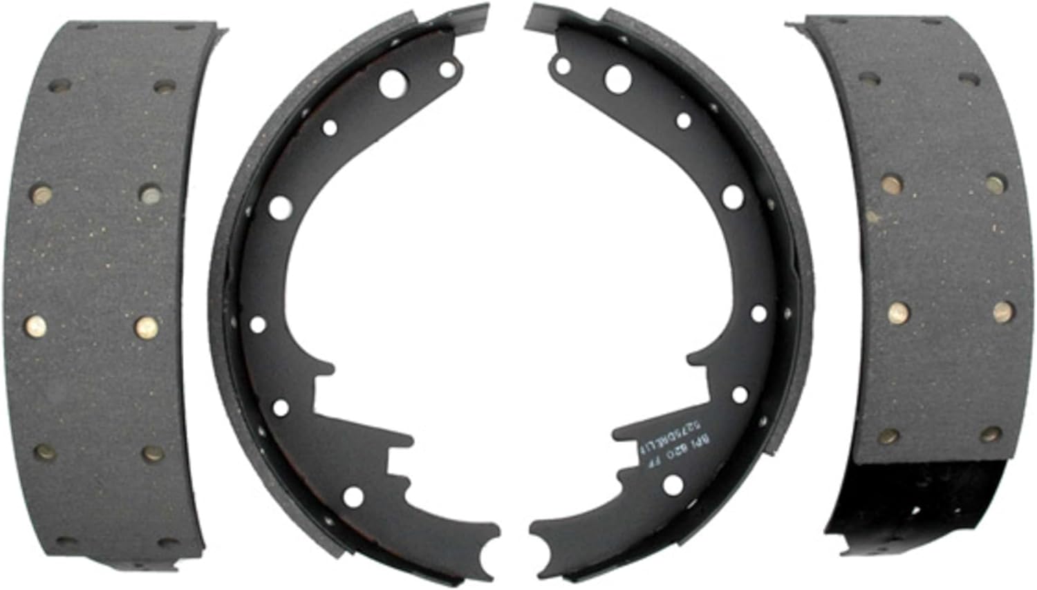 ACDelco Gold 17473R (18029663) Riveted Rear Drum Brake Shoe Set