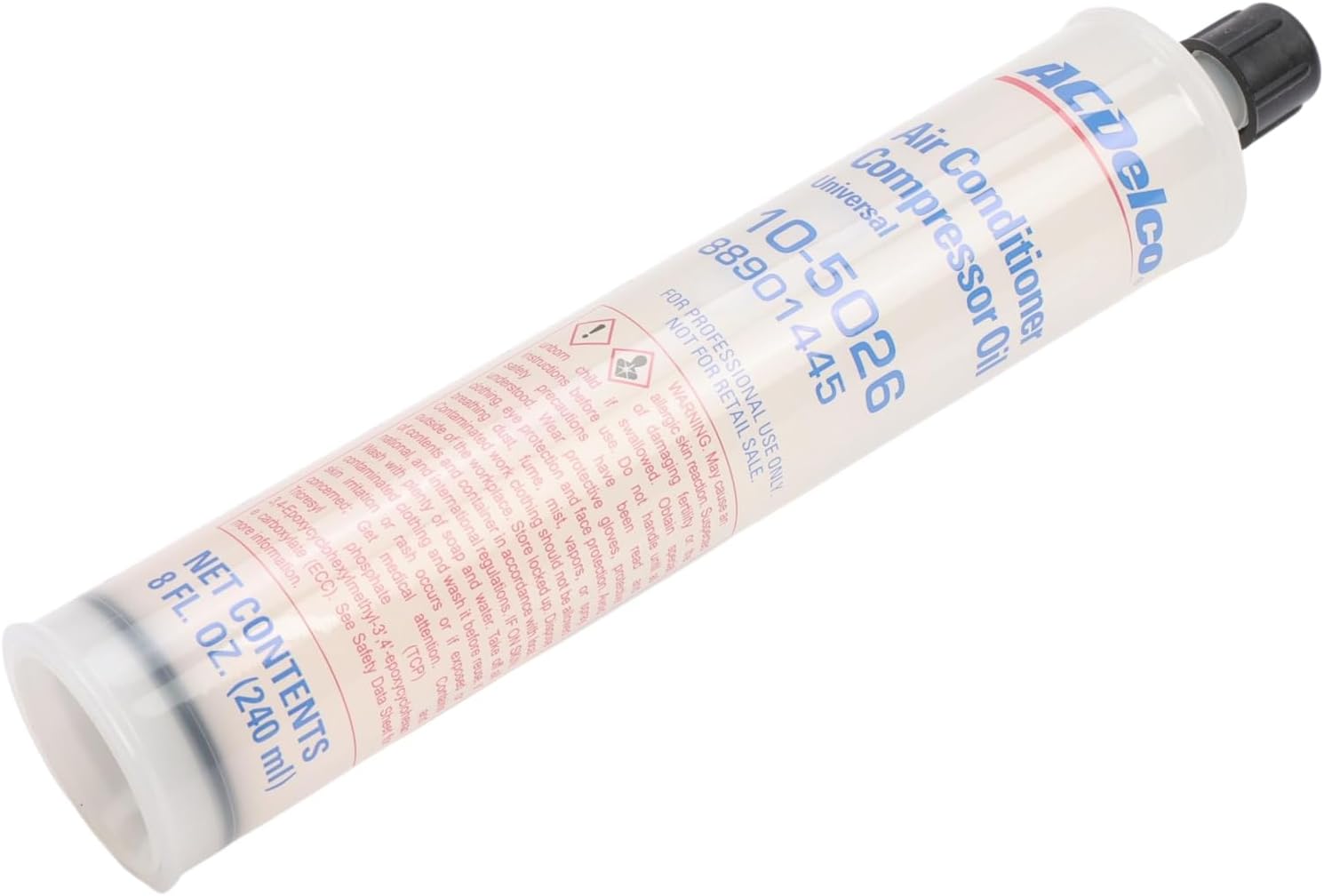 ACDelco GM Original Equipment 10-5026 (88901445) Air Conditioning System PAG Oil - 8 oz Cartridge