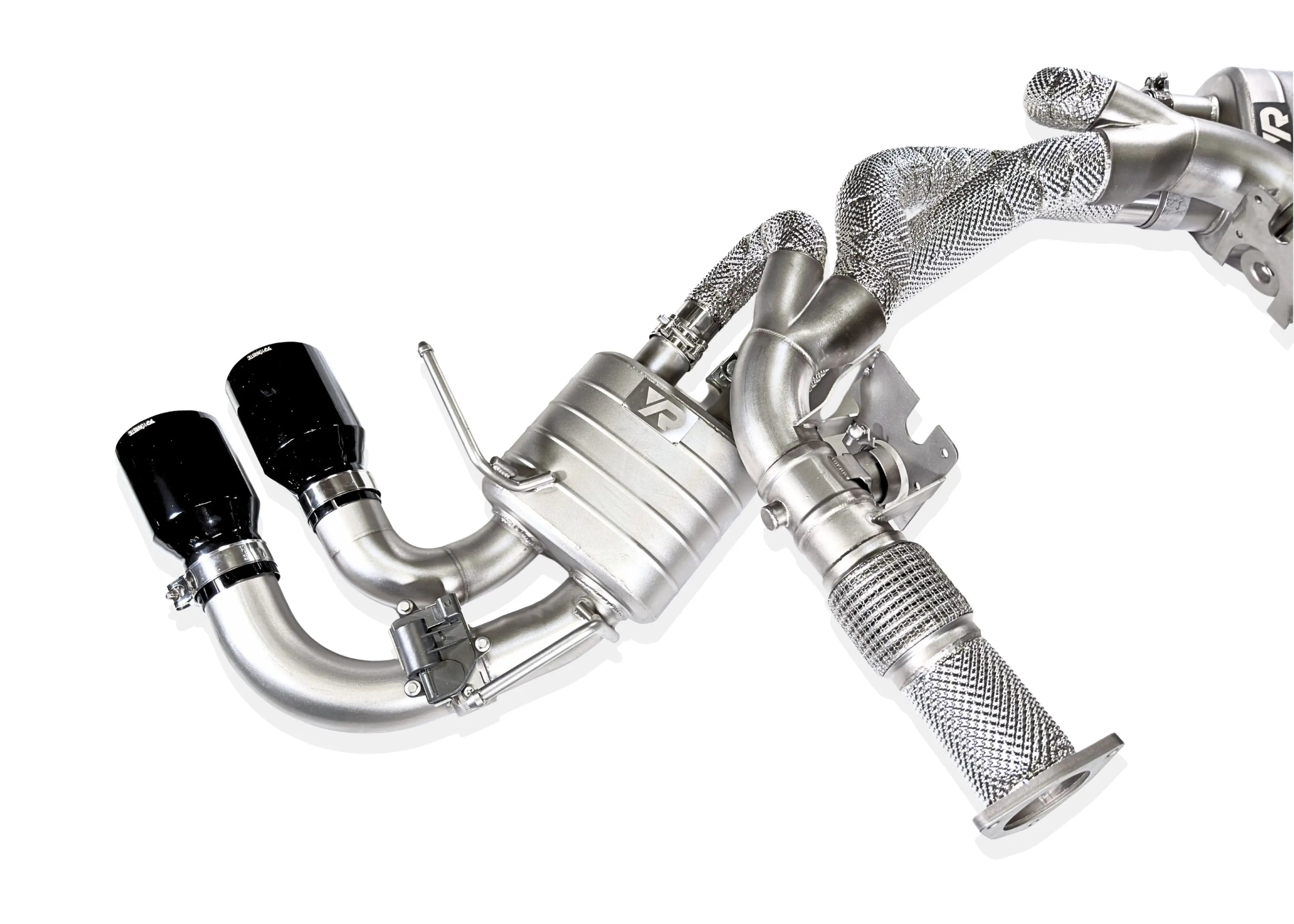 Corvette C8 Stingray (AFM/NPP) Z-pipe Exhaust System VANTA Edition - Yonristic Performance, catback exhaust, top view
