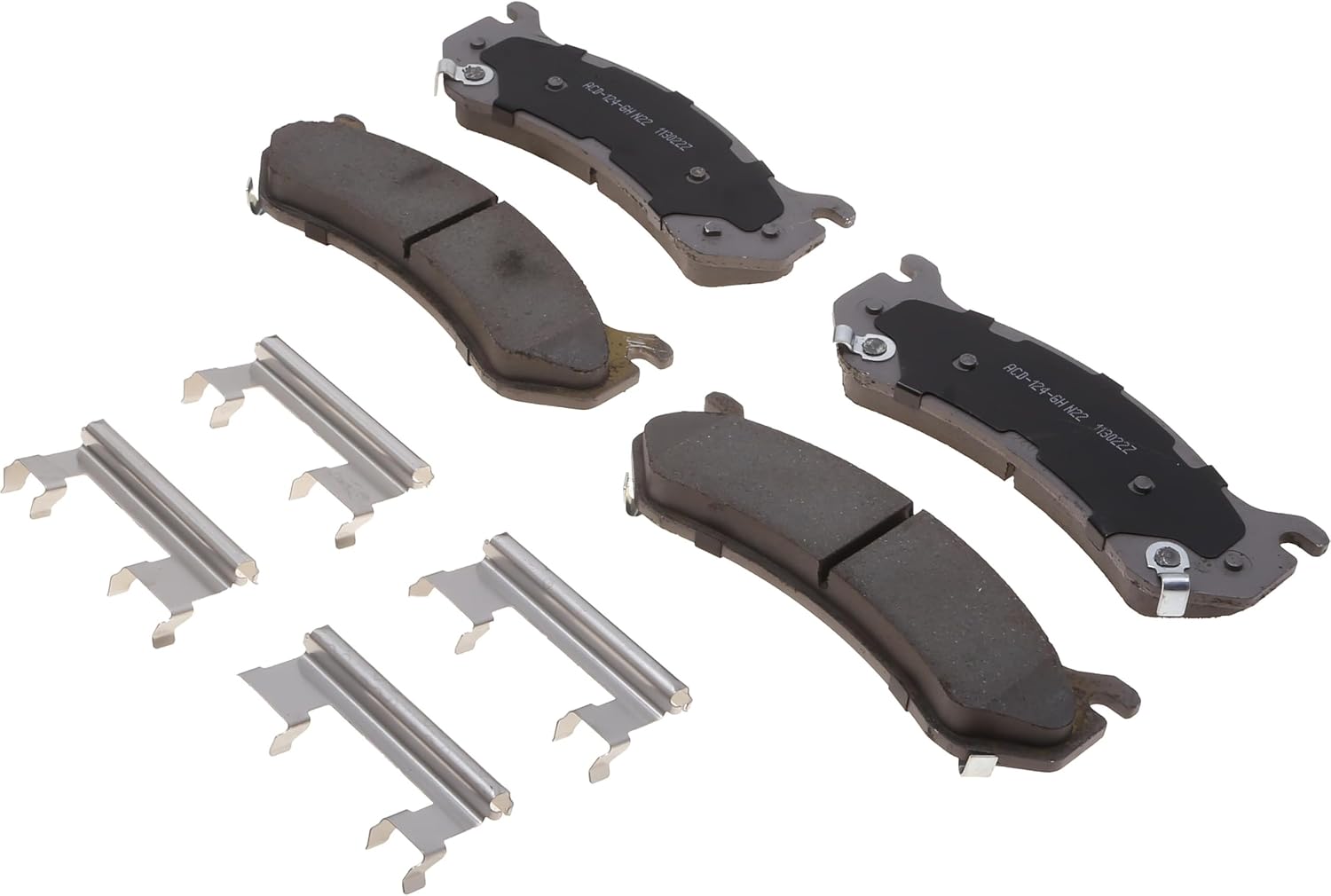 ACDelco Silver 14D785CHF1 (19469664) Front and Rear Disc Brake Pad Kit