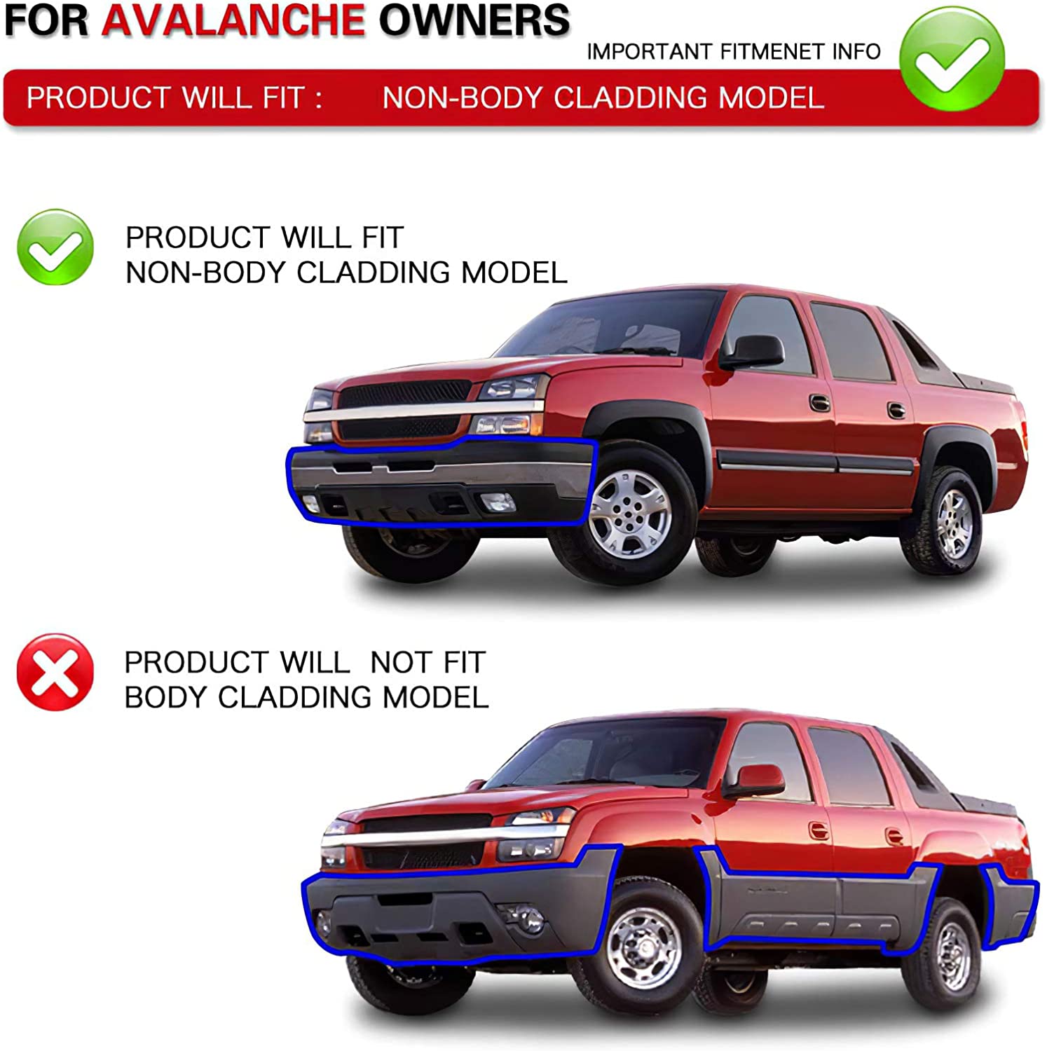 NTXGlow black clear housing headlight assembly for Chevy Silverado Avalanche 1500 2500 3500, automotive lighting replacement