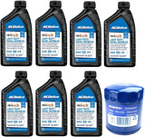 ACDelco DexosD Oil Change Kit 0W-20 Light Duty Diesel Engine Oil 19370138, 10-9277 and AC Delco PF66, 55495105, 19391402 Oil Filter (See Description For compatible vehicles)