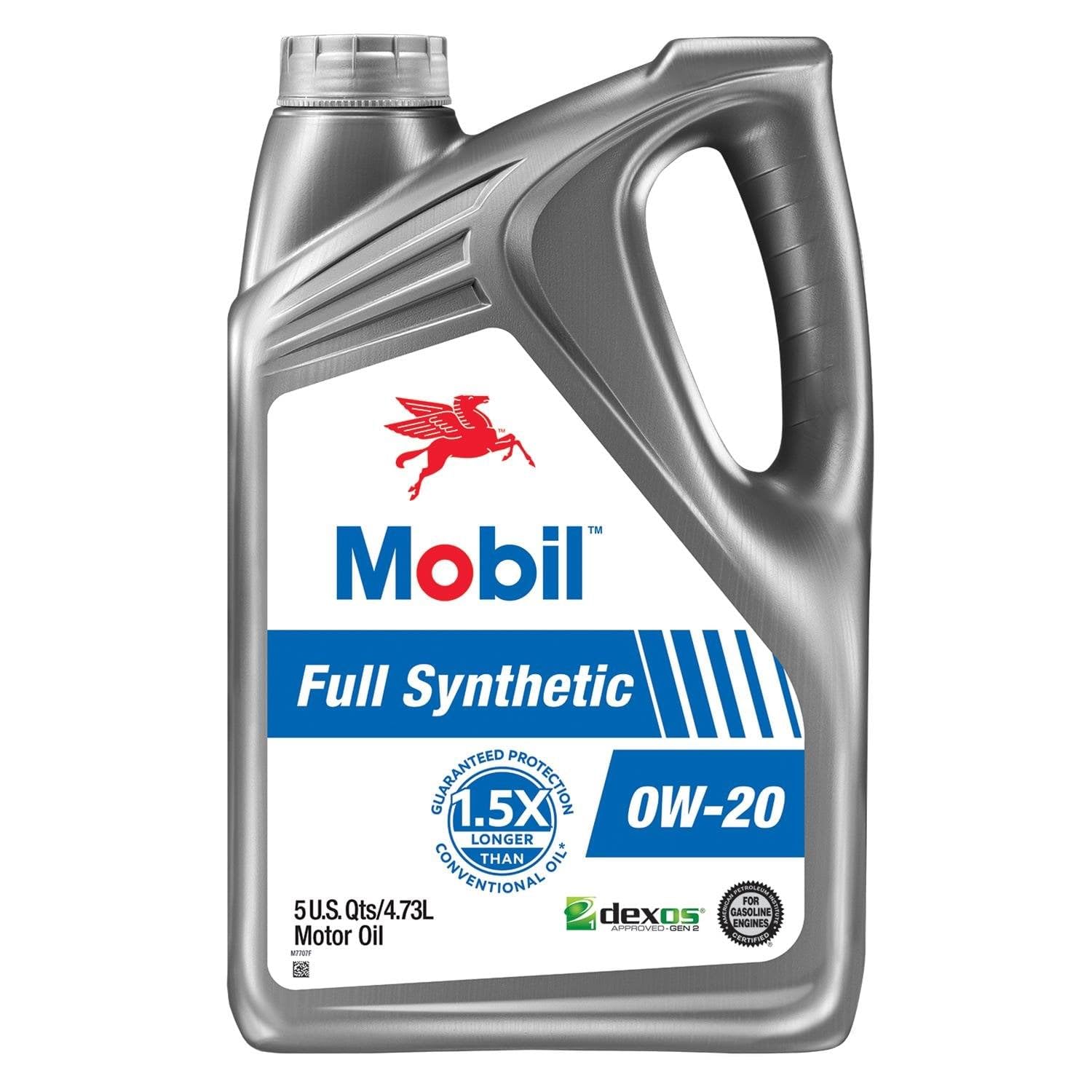 Mobil Full Synthetic Motor Oil 5W-30, 1 Quart (Pack of 6)
