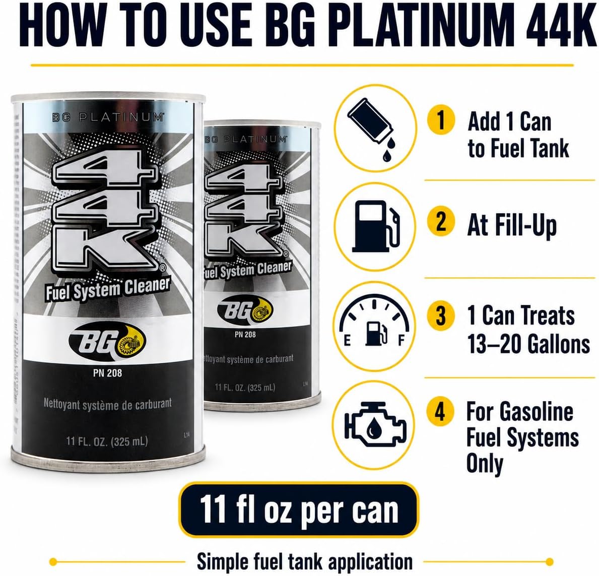 2 cans of BG Platinum 44K With Motor God Key Chain