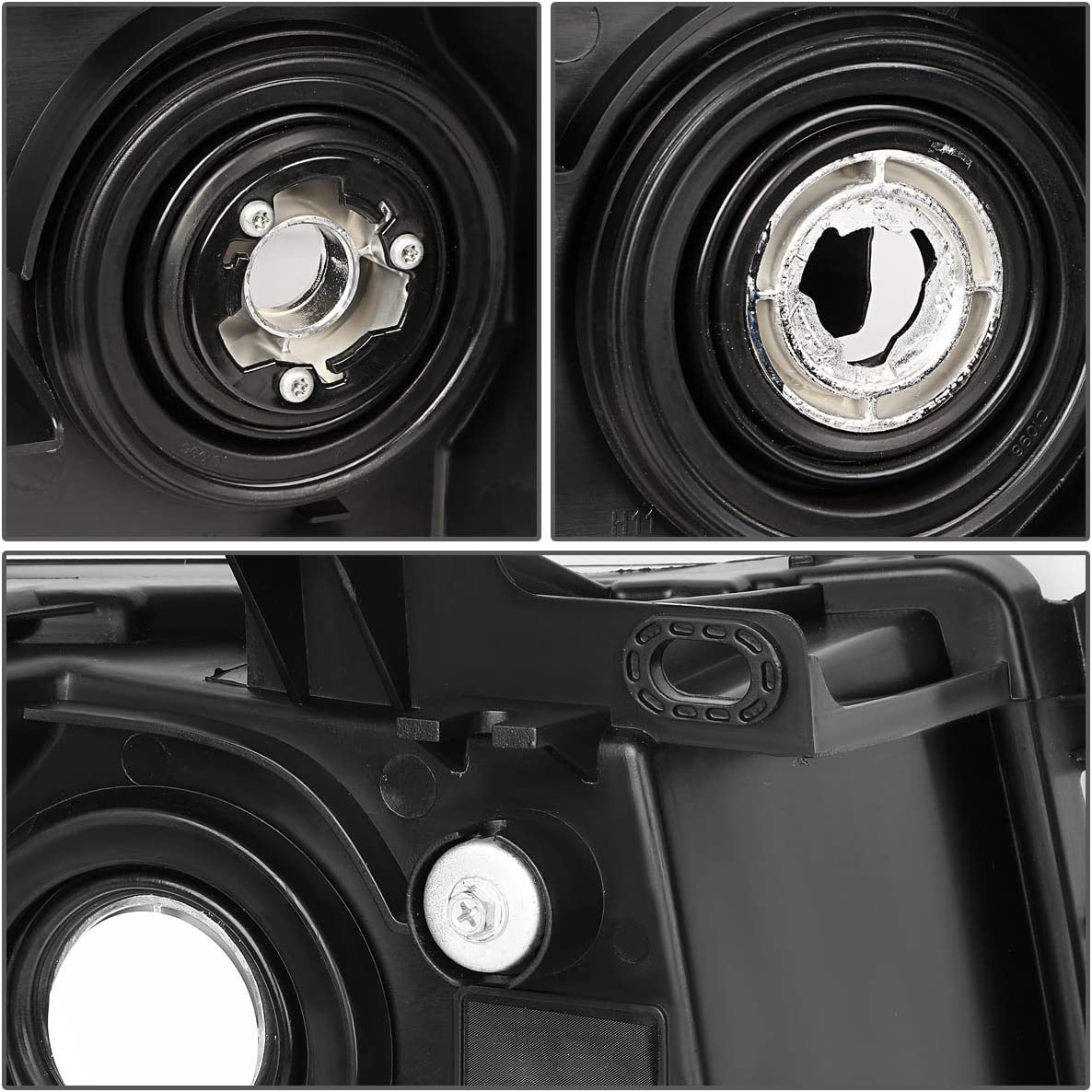 NTXGlow chrome housing headlights for 2013 Silverado 1500 and 2500 HD, 3500, featuring clear lenses and modern design.