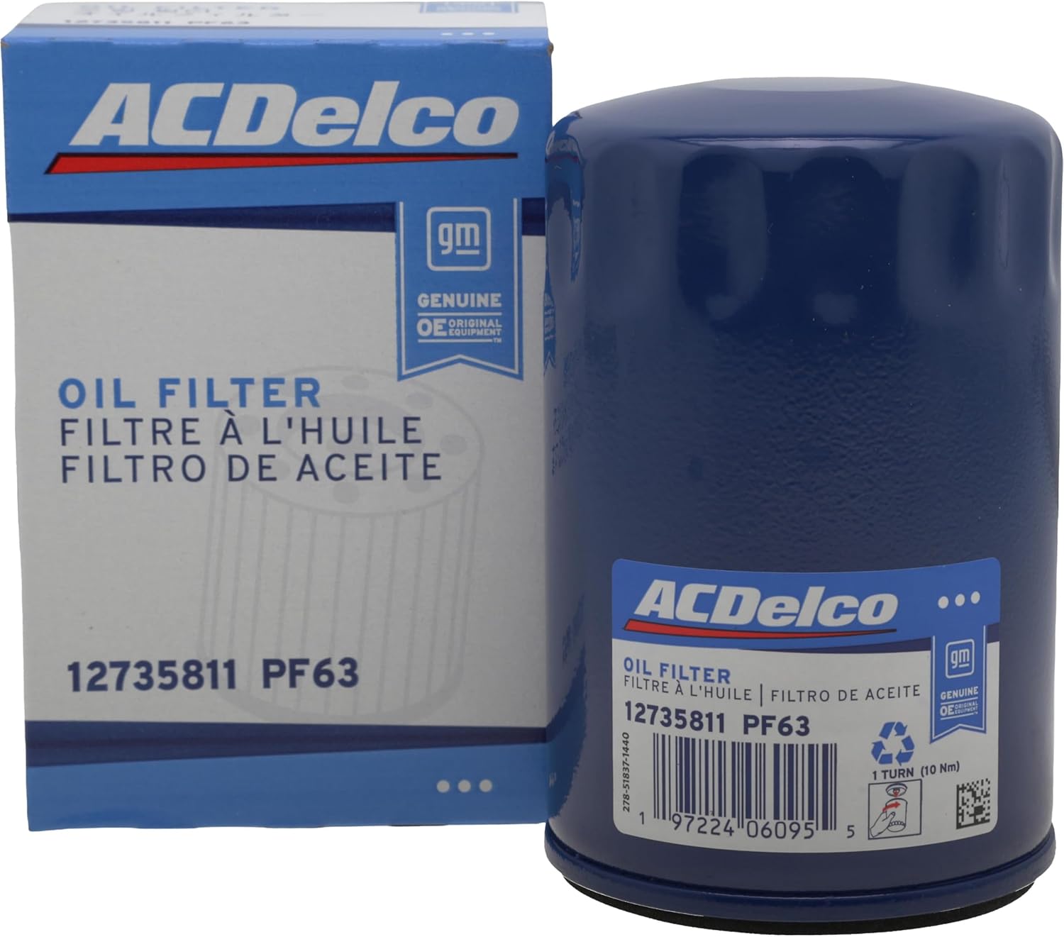 ACDelco GM Original Equipment PF63 (12735811) Engine Oil Filter