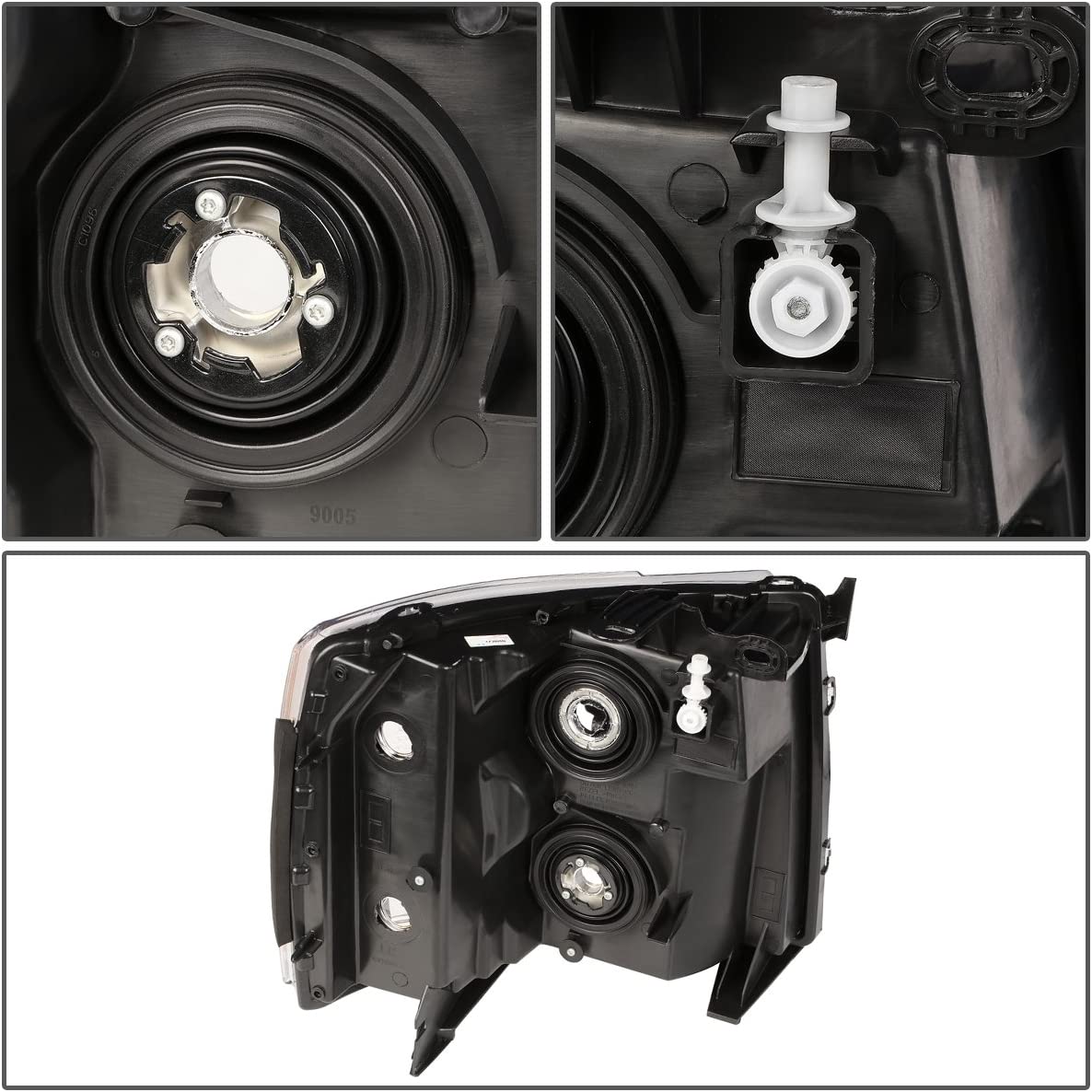 NTXGlow smoke lens headlights for 2013 Chevrolet Silverado 1500, featuring sleek design and durable construction.