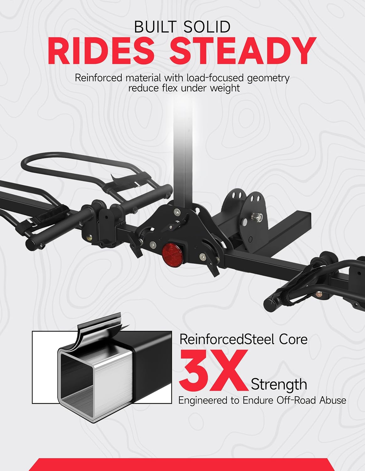 Young Bike Rack Hitch for Car - 200LB 2-Bike Rack Hitch Mount Platform Style Hitch Bike Rack，Smart Tilting & Easy Fold for Car SUV with 2 Inch Receiver，Bike Carrier Fits Up to 5-inch Fat Tire