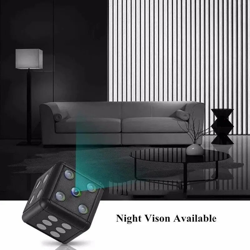 Mini Dice Camera Home Security Night Vision HD 1080P Motion Detection Nanny Cam Gm Service Guy