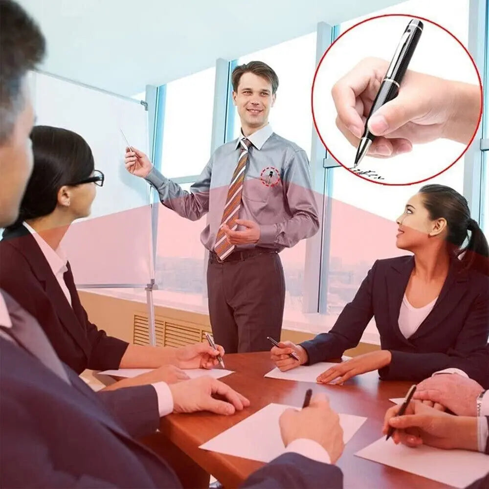 Hidden Cam Pocket Pen Camera 1080P HD Mini Body Video Recorder DVR Security USB Gm Service Guy