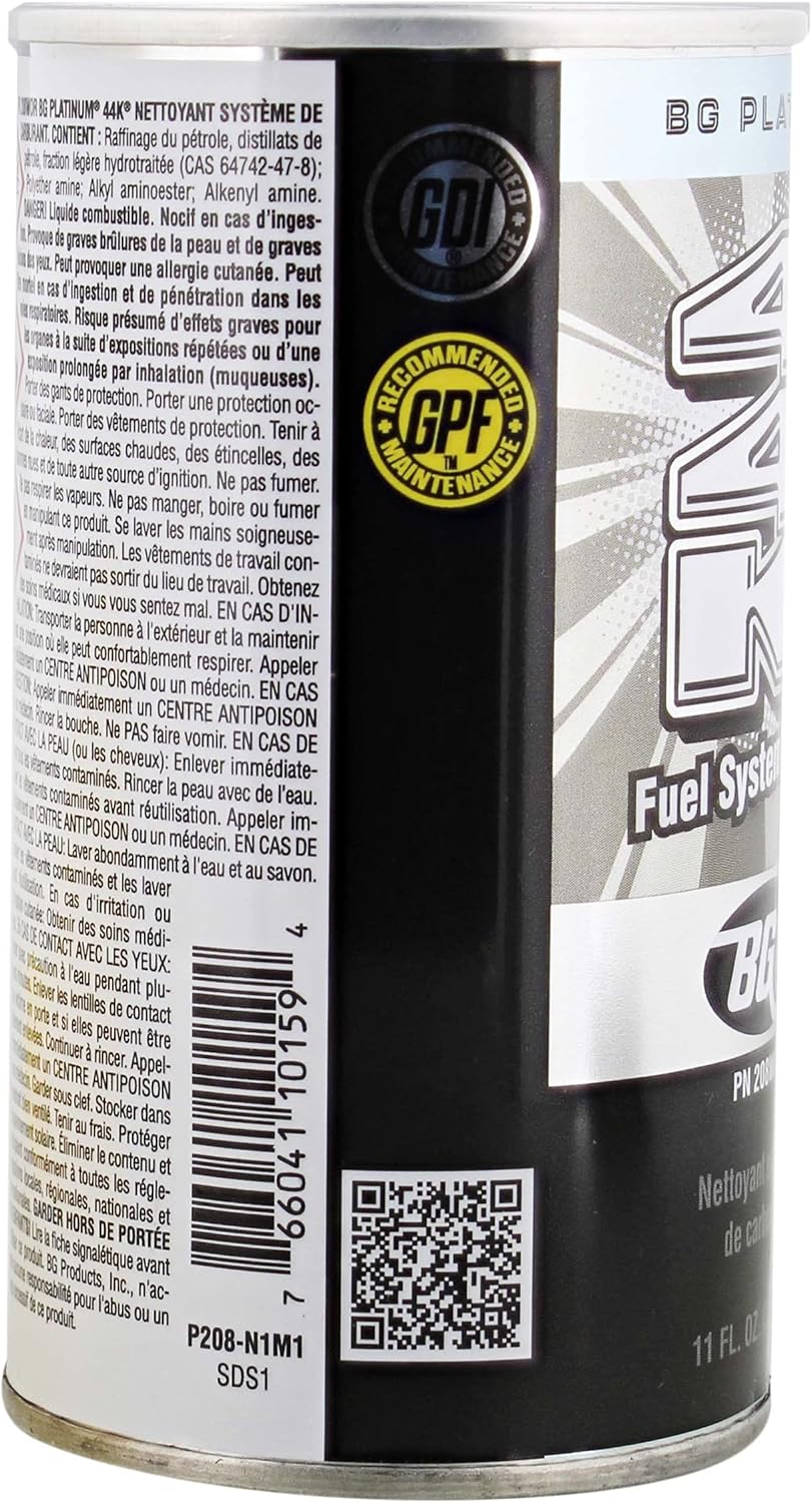 BG Products 44K Fuel System Cleaner - 3 Pack