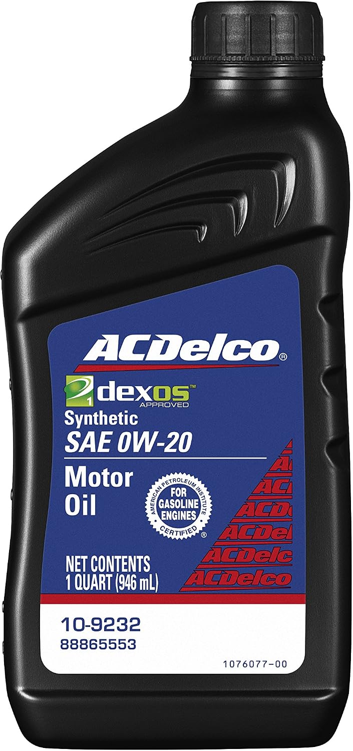 ACDelco Professional 10-9232 (88865553) dexos1™ 0W-20 Synthetic Motor Oil - 1 qt