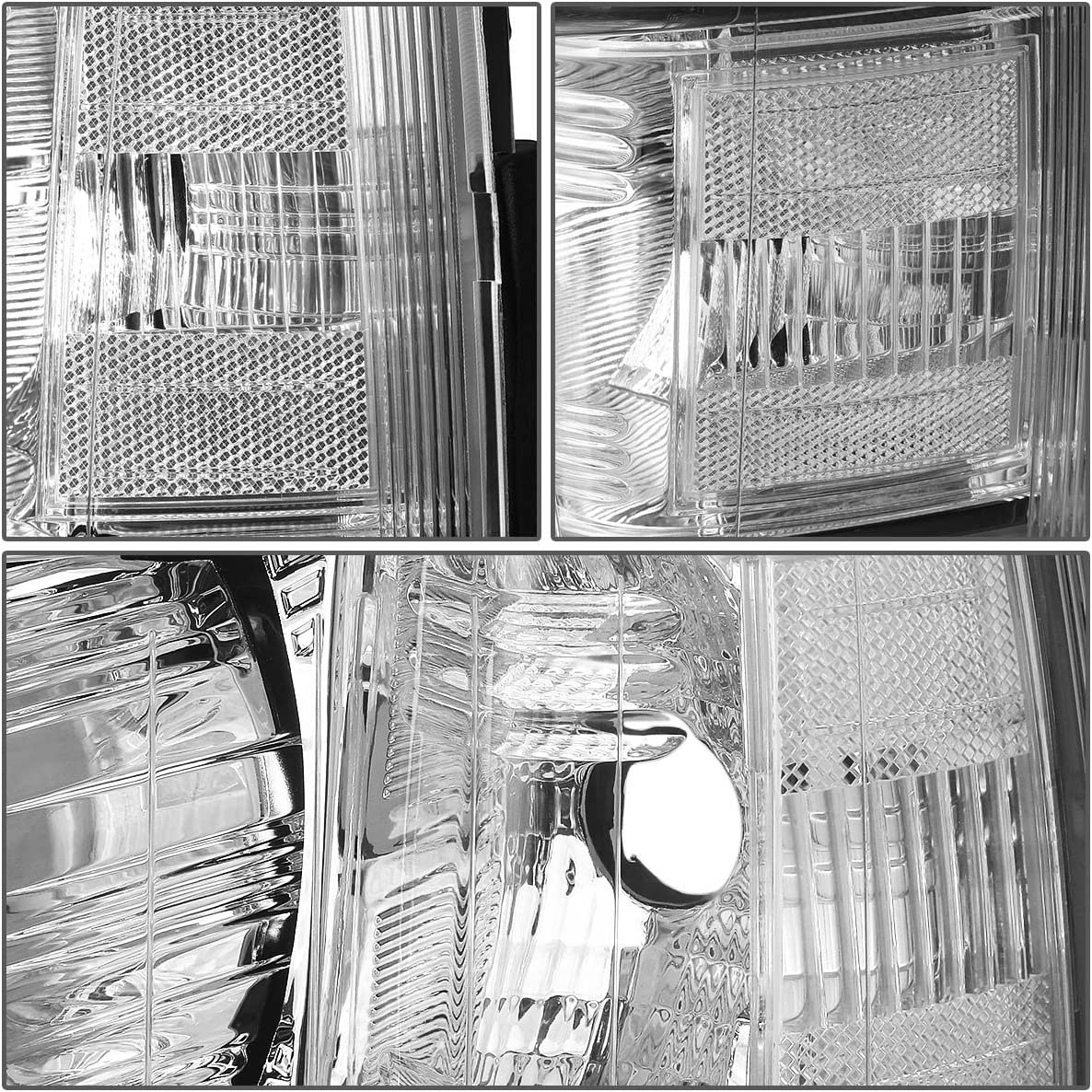 NTXGlow chrome housing headlights for Silverado 1500, 2500 HD, and 3500 trucks, compatible with 0713 model series.