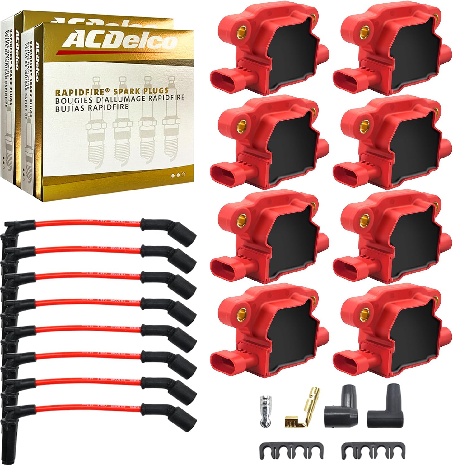 GM Service Guy ignition coils, ACDelco platinum spark plugs, and wires for Cadillac, Chevy, GMC, Pontiac G8, Silverado, and more.