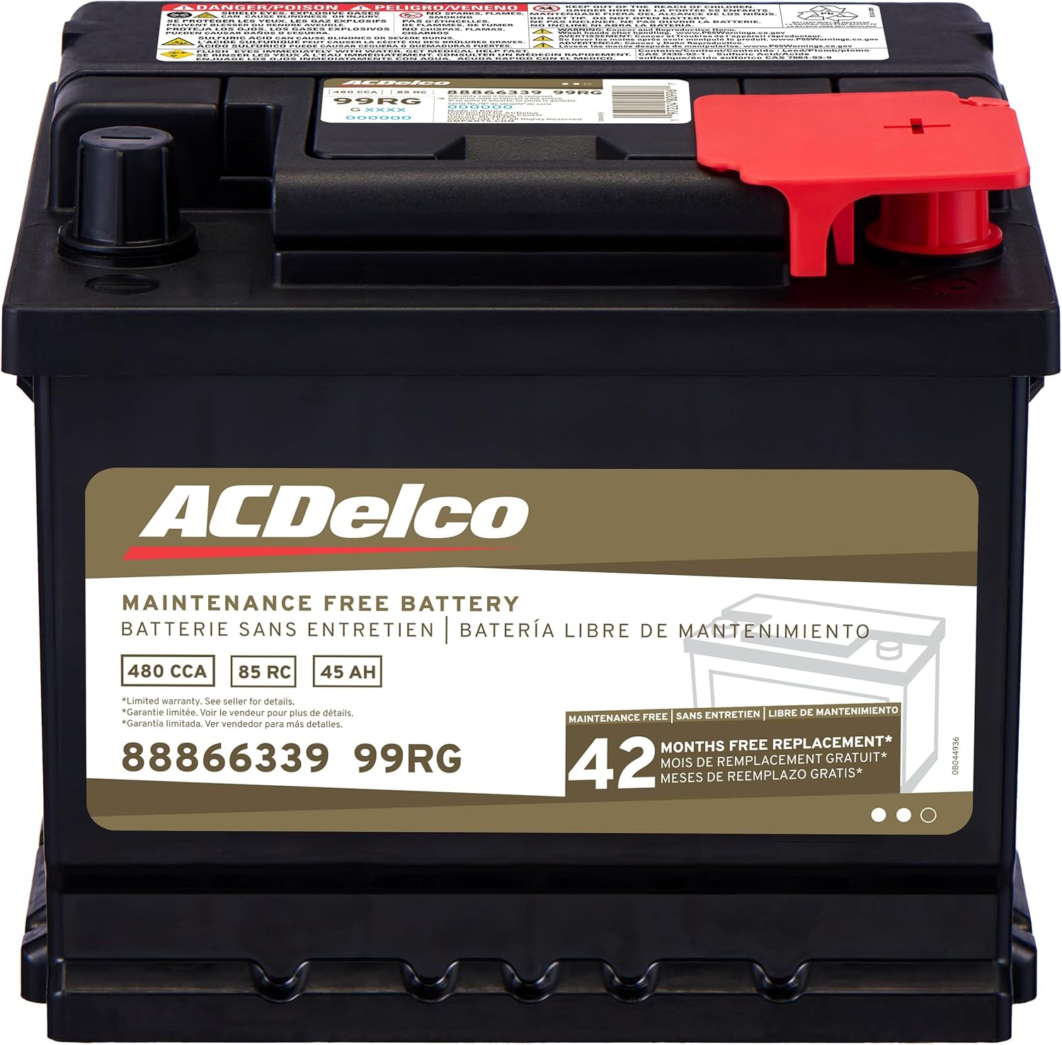 ACDelco Gold 99RG (88866339) Battery Assembly