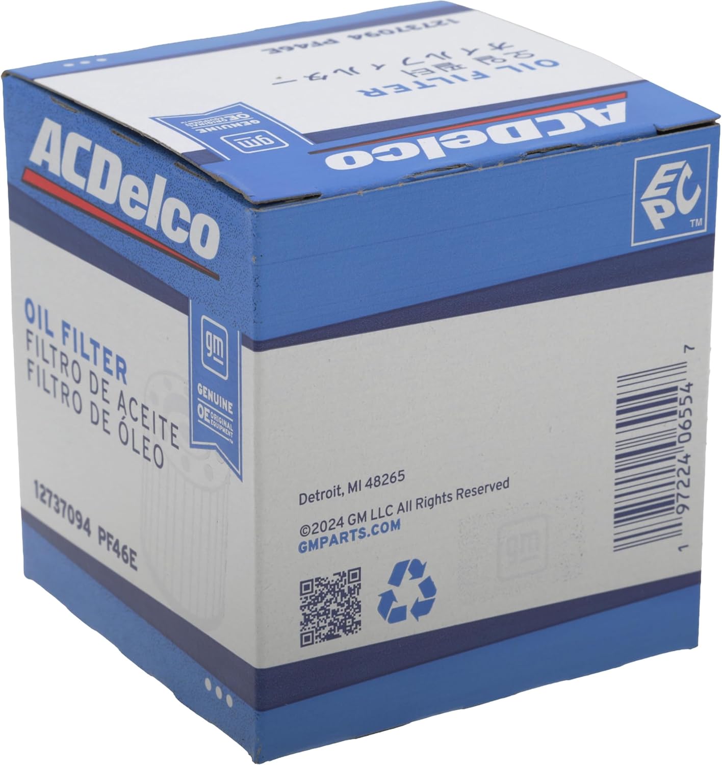 ACDelco GM Original Equipment PF46E (12737094) Oil Filter