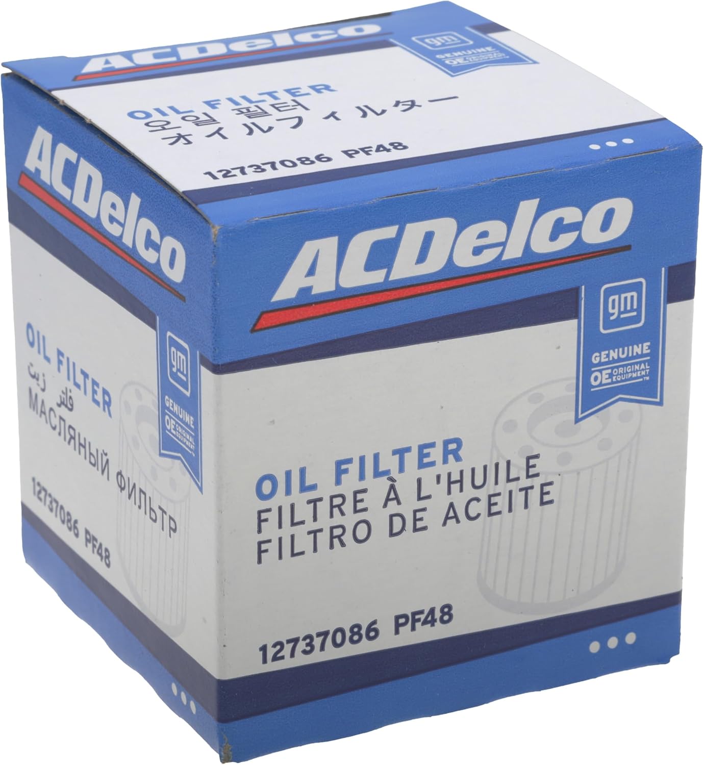ACDelco GM Original Equipment PF48 (12737086) Oil Filter