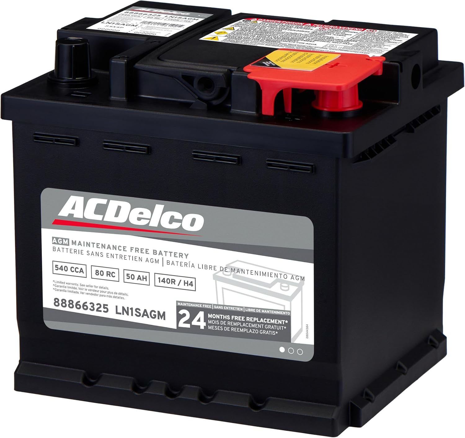 ACDelco Silver LN1SAGM (88866325) 24 Month Warranty AGM BCI Group 140R Battery